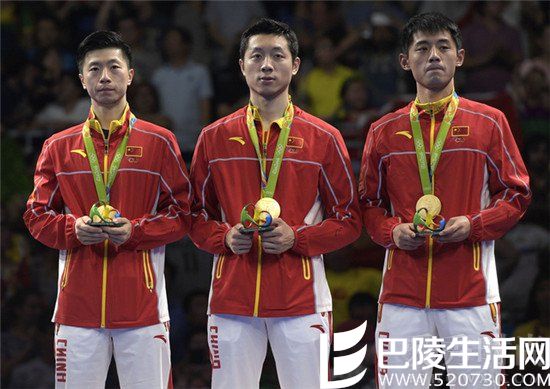 马龙、张继科、许昕