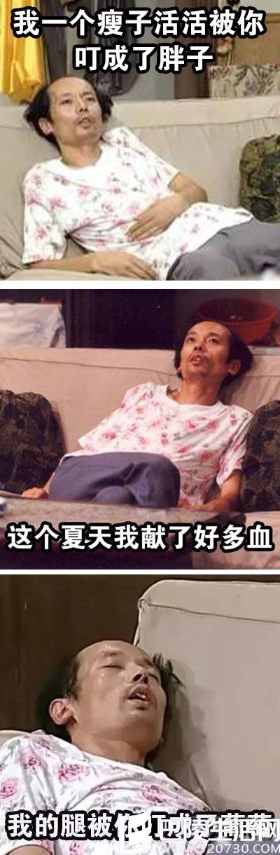 瘦子火火被叮成胖子