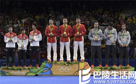 马龙、张继科、许昕夺金