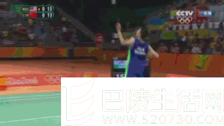 丁宁陪蔡振华观"林李战"