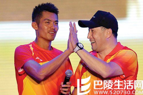 李永波和林丹合影 李永波和林丹合影