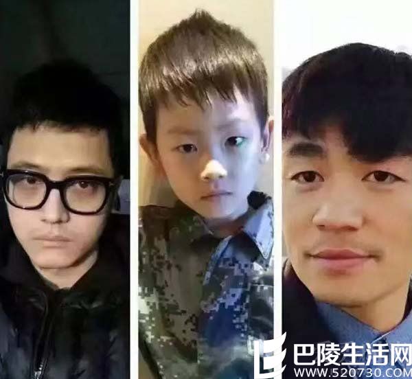 王宝强、宋喆和王子豪对比照 王宝强、宋喆和王子豪对比照