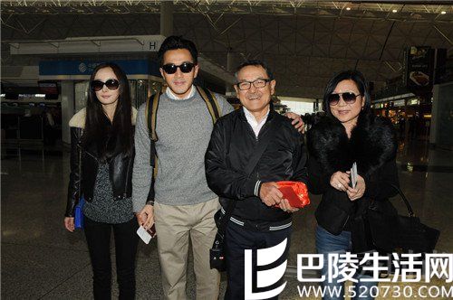 杨幂刘恺威一家人