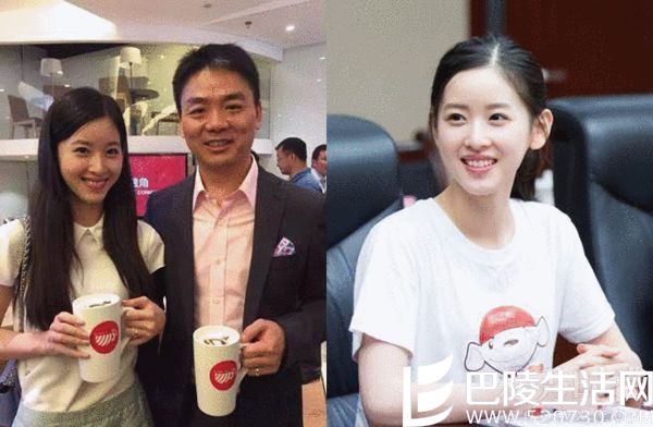 刘强东与妻子章泽天 刘强东与妻子章泽天