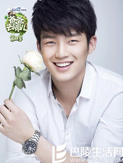 董力《爸爸去哪儿》宣传照