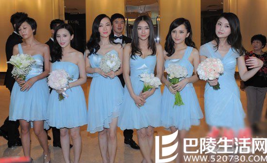 李小璐伴娘团