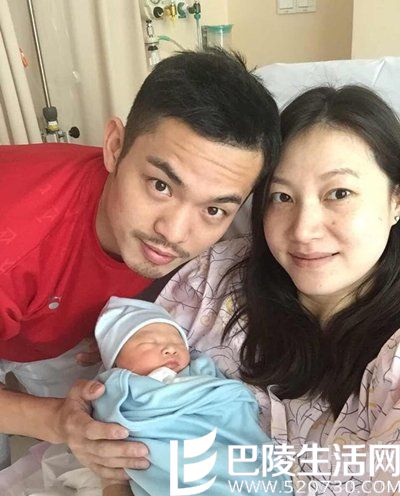 林丹与妻儿