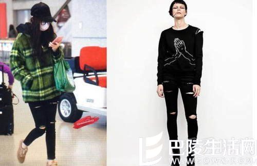 迪丽热巴穿陈伟霆设计的衣物 迪丽热巴穿陈伟霆设计的衣物