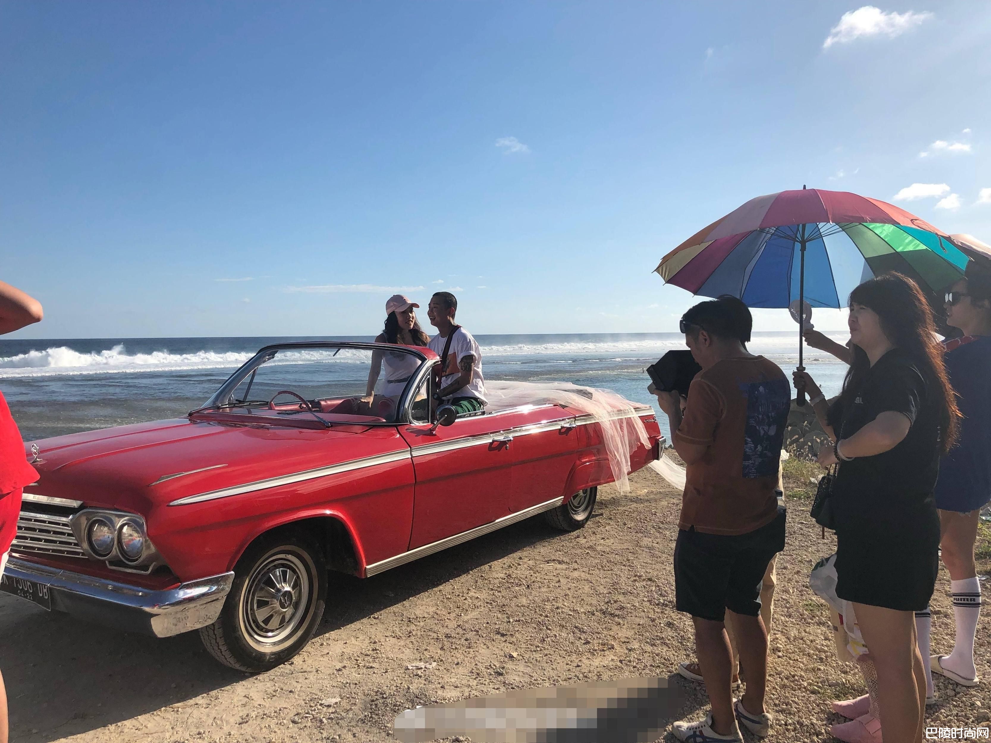 GAI周延巴厘岛拍婚纱照现场