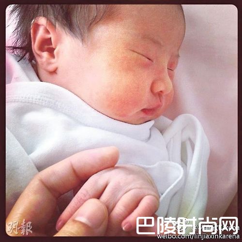 林嘉欣女儿照片