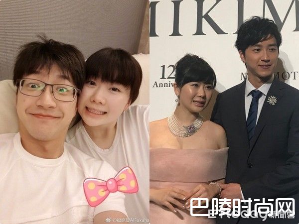 江宏杰与老婆福原爱照片