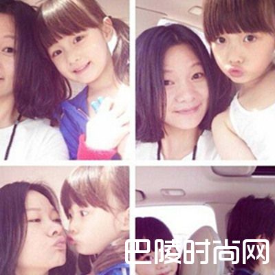 纪姿含与妈妈照片