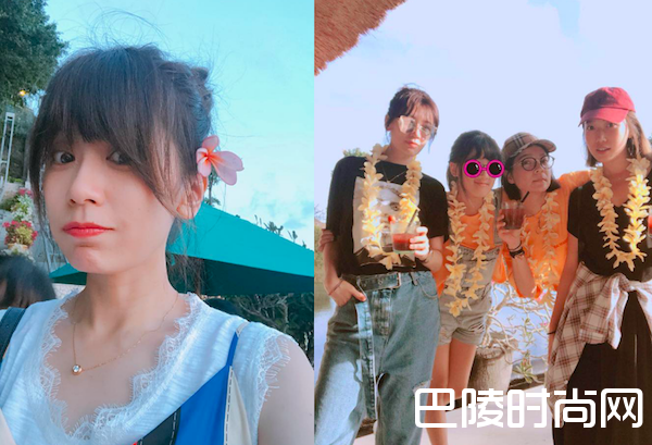 贾静雯和女儿照片