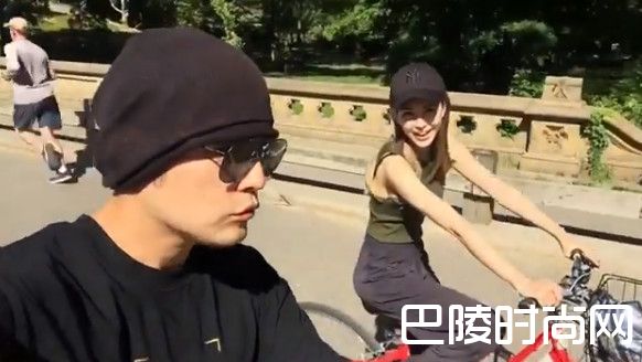 周杰伦昆凌骑车