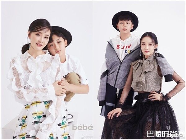 王艳和儿子写真