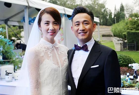 黄磊老婆婚纱照