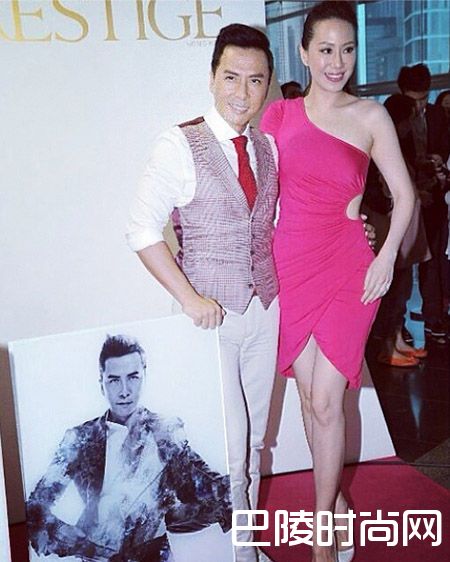 甄子丹与老婆照片