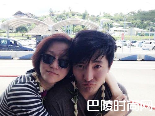 郭京飞与老婆照片