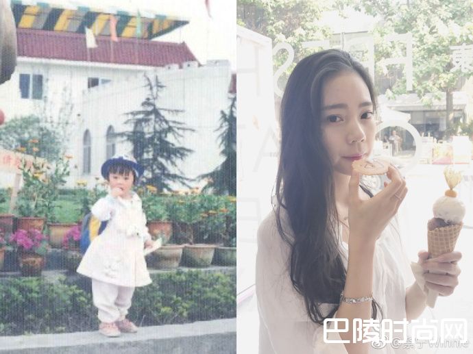 紫宁小时候对比照