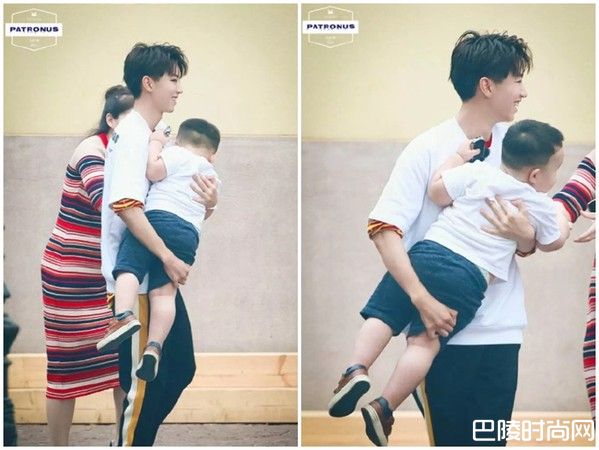 王俊凯抱小孩