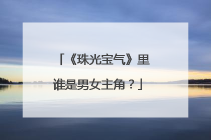 《珠光宝气》里谁是男女主角?