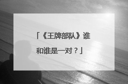 《王牌部队》谁和谁是一对?
