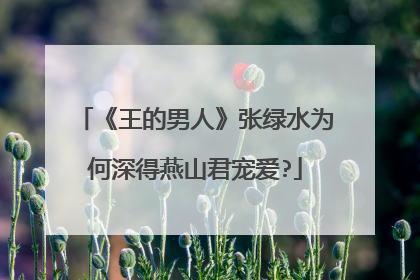 《王的男人》张绿水为何深得燕山君宠爱?