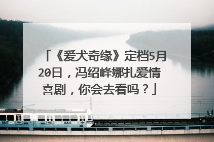《爱犬奇缘》定档5月20日,冯绍峰娜扎爱情喜剧,你会去看吗?