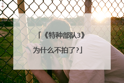 《特种部队3》为什么不拍了?