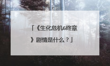 《生化危机6终章》剧情是什么?