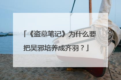 《盗墓笔记》为什么要把吴邪培养成齐羽?