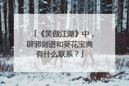 《笑傲江湖》中，辟邪剑谱和葵花宝典有什么联系？