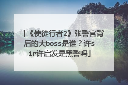 《使徒行者2》张警官背后的大boss是谁？许sir许启发是黑警吗