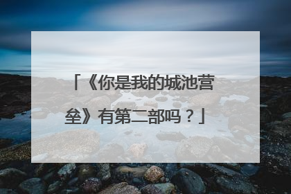 《你是我的城池营垒》有第二部吗?