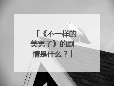 《不一样的美男子》的剧情是什么?