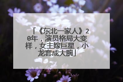 《东北一家人》20年,演员格局大变样,女主嫁巨星,小龙套成大腕