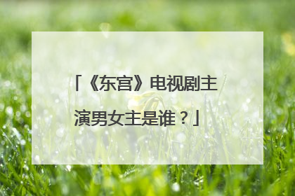 《东宫》电视剧主演男女主是谁？