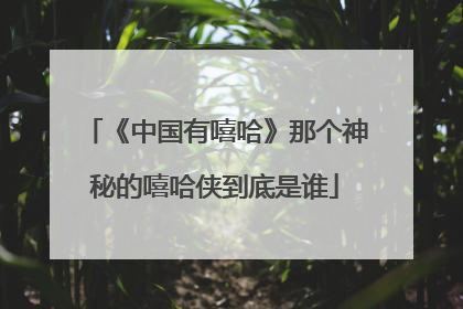 《中国有嘻哈》那个神秘的嘻哈侠到底是谁