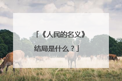 《人民的名义》结局是什么？