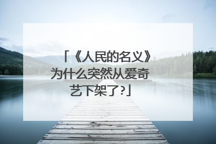《人民的名义》为什么突然从爱奇艺下架了?