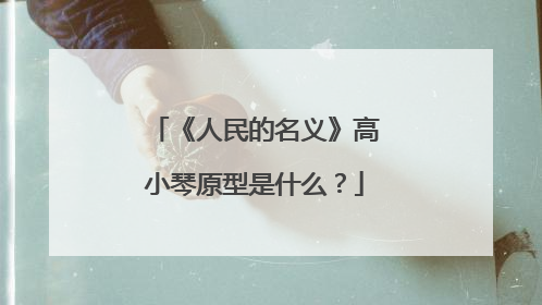 《人民的名义》高小琴原型是什么？