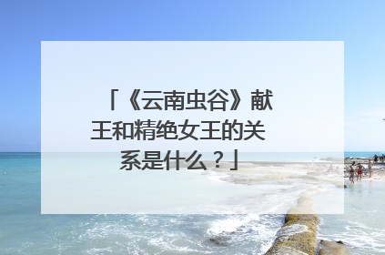《云南虫谷》献王和精绝女王的关系是什么?