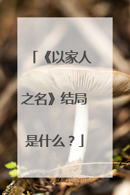 《以家人之名》结局是什么？