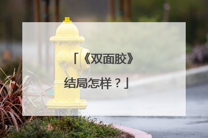 《双面胶》结局怎样？