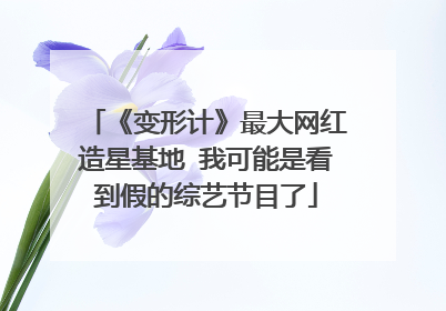 《变形计》最大网红造星基地 我可能是看到假的综艺节目了