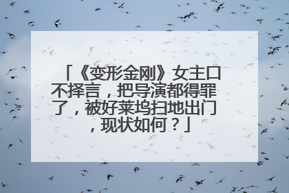 《变形金刚》女主口不择言，把导演都得罪了，被好莱坞扫地出门，现状如何？