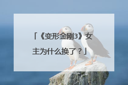《变形金刚3》女主为什么换了？
