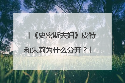 《史密斯夫妇》皮特和朱莉为什么分开？