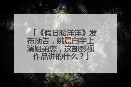 《假日暖洋洋》发布预告，姚晨白宇上演姐弟恋，这部影视作品讲的什么？