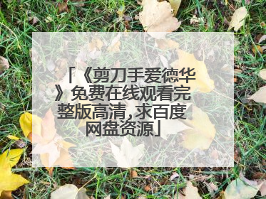 《剪刀手爱德华》免费在线观看完整版高清,求百度网盘资源